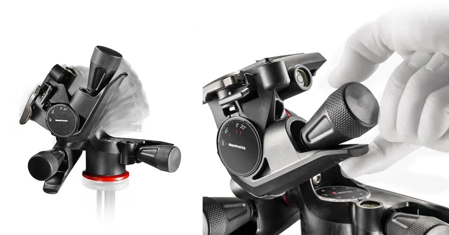 Głowica Manfrotto MHXPRO-3WG z przekładnią zębatą, płytka Q2
